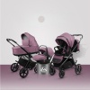 Коляска Luxmom 812 3в1 (фиолетовый)